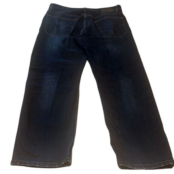 Calvin Klein Blue Relaxed Straight 5 Pocket Men's Jeans Size 36 - Picture 2 of 10